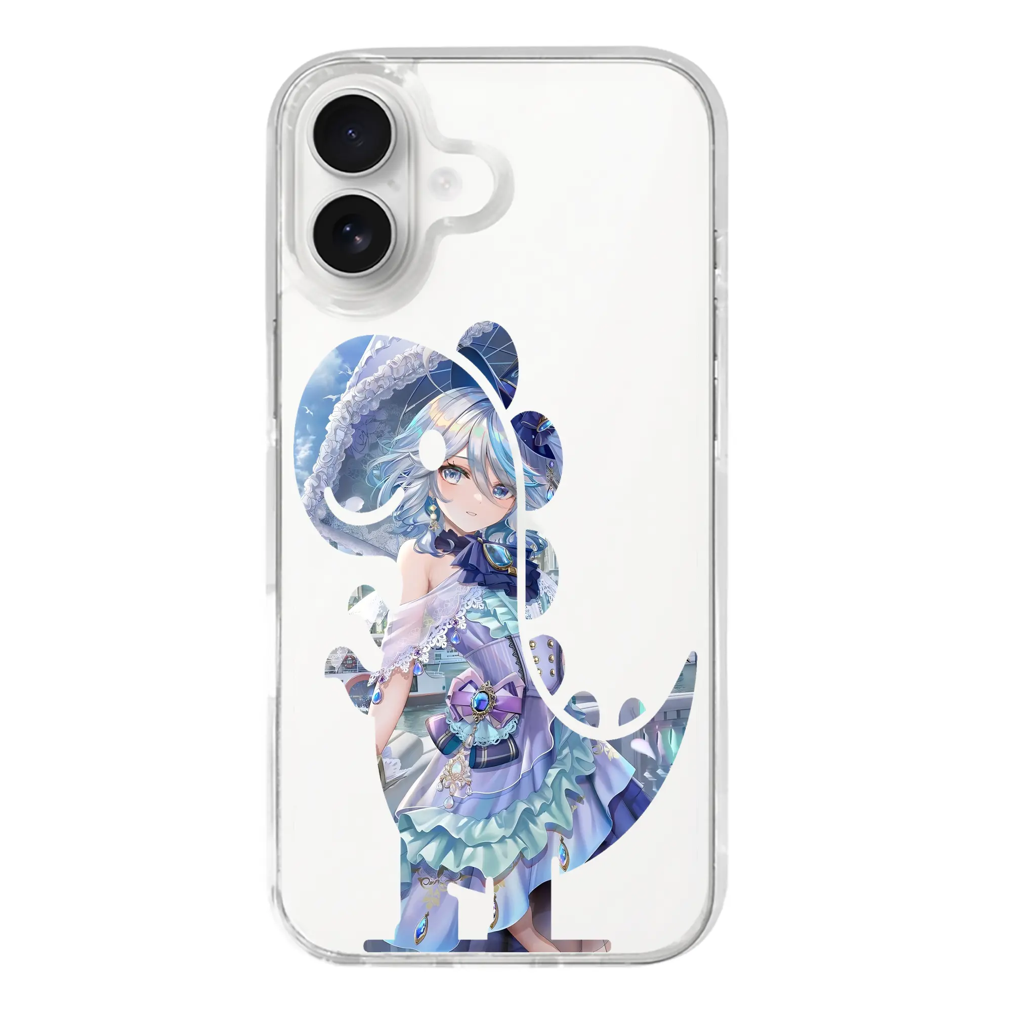 原 神 グッズ フリーナ - iPhone 17シリーズ 透明スマホケース – 薄型・耐衝撃・精密フィット保護カバー